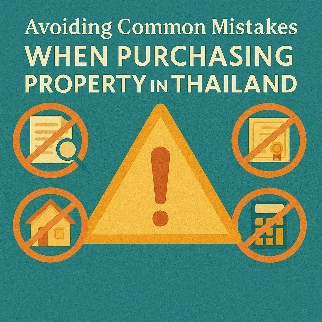 common mistakes - purchasing property thailand