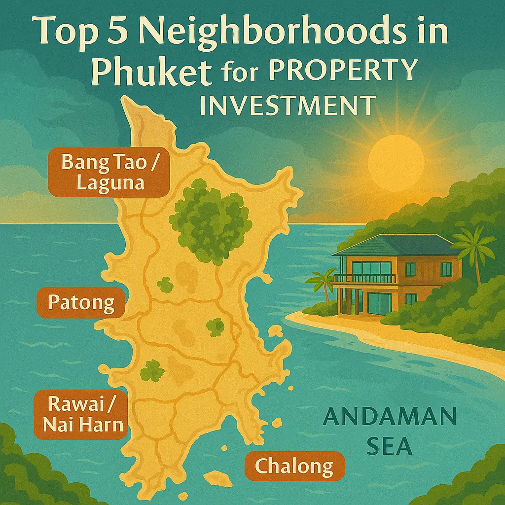 Top 5 Neighbourhoods in phuket